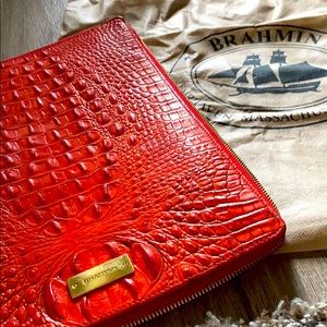 Brahmin large folio with pen and bag